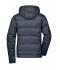 Donna Ladies' Hooded Down Jacket Navy/silver 8622