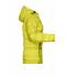 Donna Ladies' Hooded Down Jacket Yellow/silver 8622