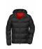 Uomo Men's Padded Jacket Black/red 10468