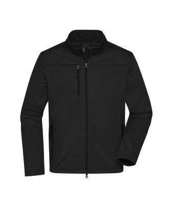 Uomo Men's Softshell Jacket Black 10464