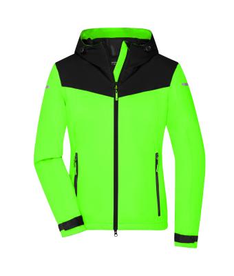 Damen Ladies' Allweather Jacket Bright-green/black 10549