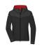 Donna Ladies' Allweather Jacket Black/carbon/light-red 10549