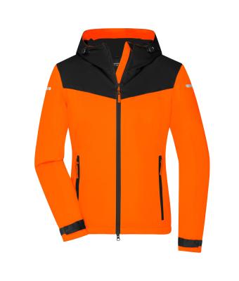 Damen Ladies' Allweather Jacket Neon-orange/black 10549