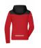Damen Ladies' Allweather Jacket Light-red/black/light-red 10549