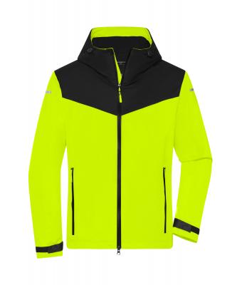 Uomo Men's Allweather Jacket Bright-yellow/black 10550