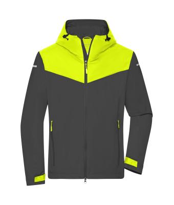Men Men's Allweather Jacket Carbon/bright-yellow/carbon 10550