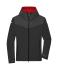 Uomo Men's Allweather Jacket Black/carbon/light-red 10550