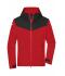 Men Men's Allweather Jacket Light-red/black/light-red 10550