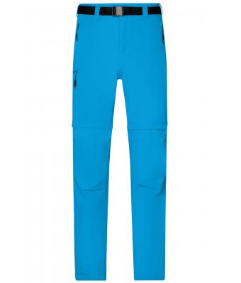 Men Men's Zip-Off Trekking Pants Bright-blue 8601