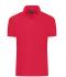 Uomo Men's Mercerised Polo Slim Fit Light-red 11172