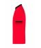 Uomo Men's Zip-Polo Light-red/black 11178