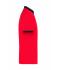 Uomo Men's Zip-Polo Light-red/black 11178