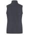 Damen Ladies' Fleece Vest Carbon/black 11181