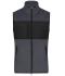 Men Men's Fleece Vest Carbon/black 11182
