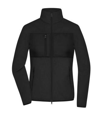 Damen Ladies' Fleece Jacket Black/black 11183