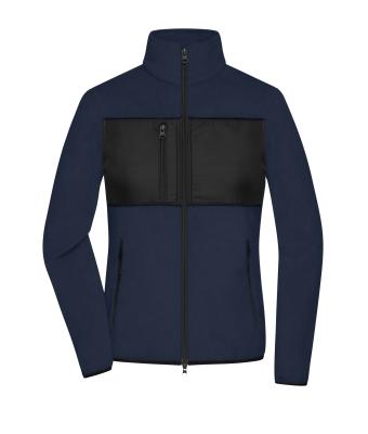 Damen Ladies' Fleece Jacket Navy/black 11183