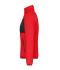 Damen Ladies' Fleece Jacket Red/black 11183