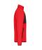Uomo Men's Fleece Jacket Red/black 11184