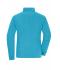 Damen Ladies' Bonded Fleece Jacket Turquoise/dark-grey 11463