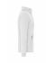Ladies Ladies' Bonded Fleece Jacket White/dark-grey 11463