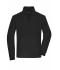 Men Men's Bonded Fleece Jacket Black/dark-grey 11464