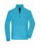 Herren Men's Bonded Fleece Jacket Turquoise/dark-grey 11464