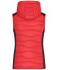 Ladies Ladies' Hybrid Vest Red/black 11468