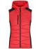 Ladies Ladies' Hybrid Vest Red/black 11468