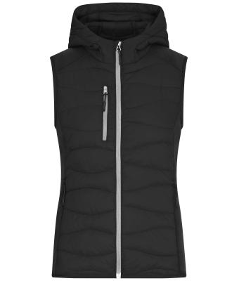 Damen Ladies' Hybrid Vest Black/black 11468