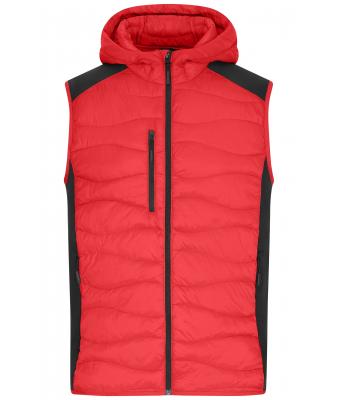 Men Men's Hybrid Vest Red/black 11469
