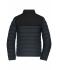 Donna Ladies' Padded Jacket Carbon/black 11474
