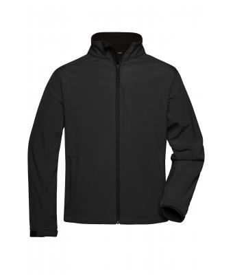 Uomo Men's Softshell Jacket Black 7306