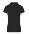Donna Ladies' Elastic Polo Short-Sleeved Black 7317