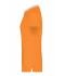 Ladies Ladies' Elastic Polo Short-Sleeved Orange/white 7317