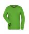 Donna Ladies' BIO Stretch-Longsleeve Work - SOLID - Lime-green 8706