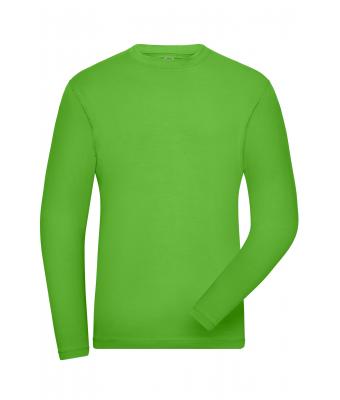 Uomo Men's BIO Stretch-Longsleeve Work - SOLID - Lime-green 8705