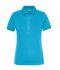 Donna Ladies' BIO Stretch-Polo Work - SOLID - Turquoise 8704