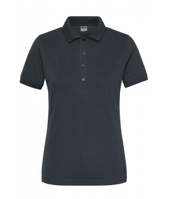 Donna Ladies' BIO Stretch-Polo Work - SOLID - Carbon 8704