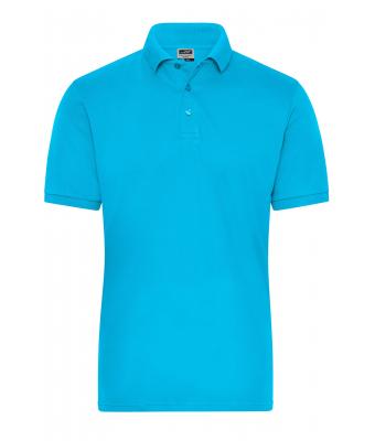 Homme Polo de travail BIO Stretch homme - SOLID - Turquoise 8703