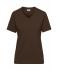 Damen Ladies' BIO Workwear T-Shirt Brown 8731