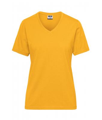 Donna Ladies' BIO Workwear T-Shirt Gold-yellow 8731