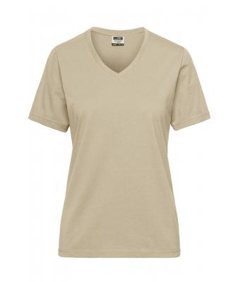 Donna Ladies' BIO Workwear T-Shirt Stone 8731