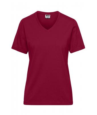 Femme T-shirt de travail BIO femme - SOLID - Vin 8731