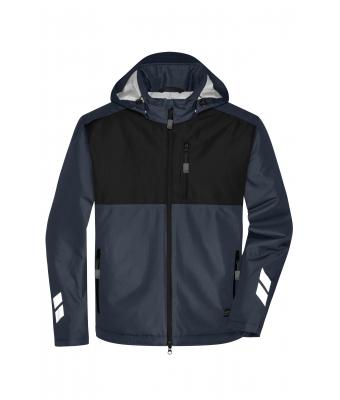 Unisex Padded Hardshell Workwear Jacket Carbon/black 10434