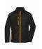 Uomo Men's Hybrid Jacket Black/neon-orange 10440