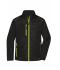 Uomo Men's Hybrid Jacket Black/neon-yellow 10440
