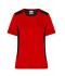 Donna Ladies' Workwear T-Shirt - STRONG - Red/black 10439
