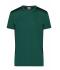 Homme T-shirt de travail pour homme - STRONG - Vert-foncé/noir 10443