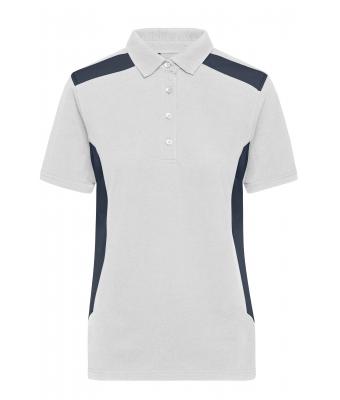 Donna Ladies' Workwear Polo - STRONG - White/carbon 10444