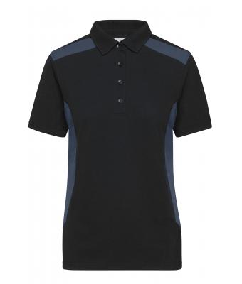 Donna Ladies' Workwear Polo - STRONG - Black/carbon 10444